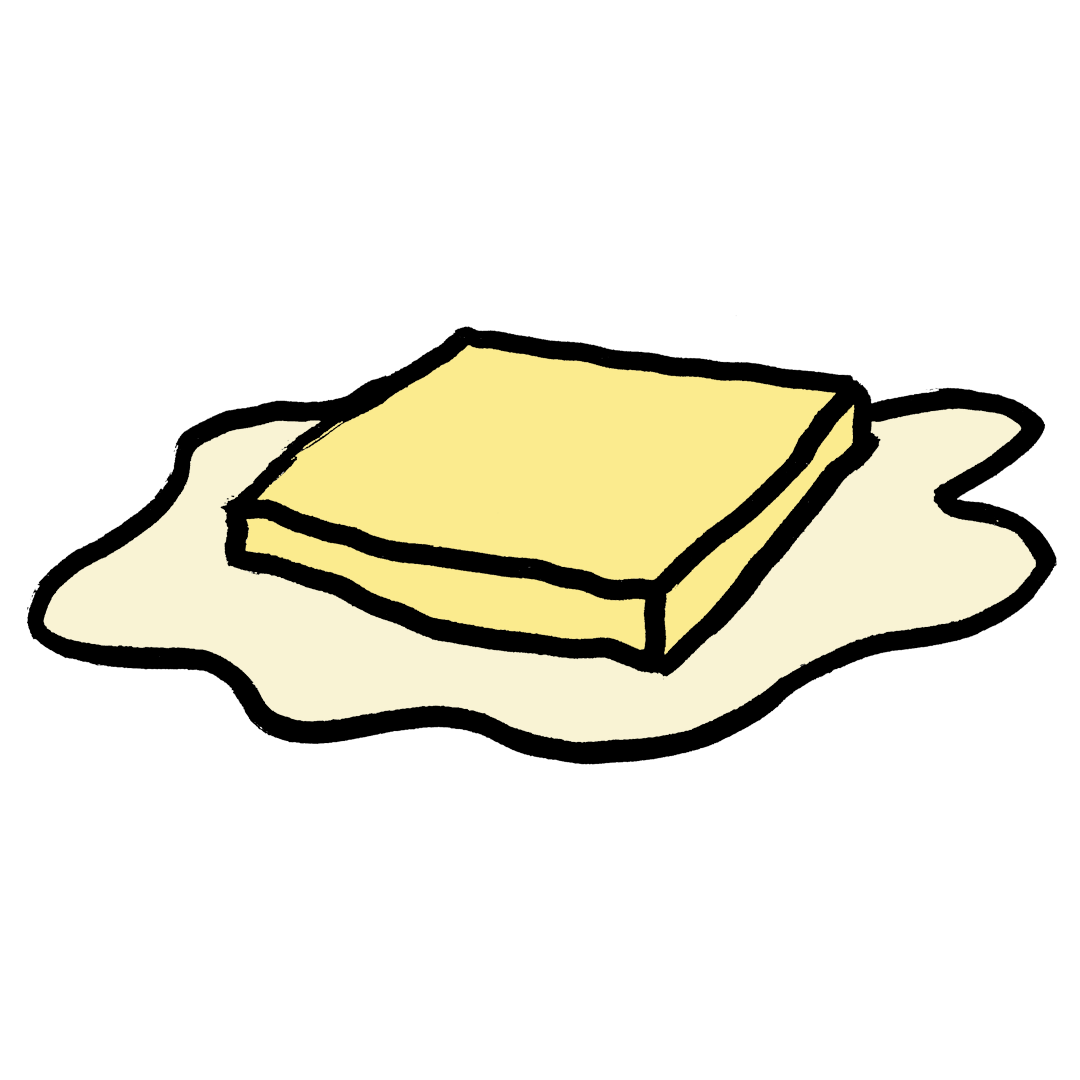 Dashi logo mit einer schmelzenden Butter